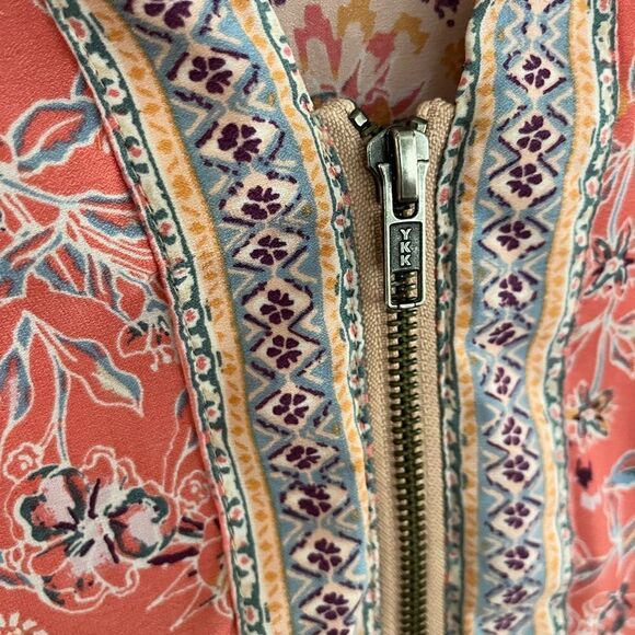 Free people wildflower zip up kimono, size XS/S, missing tie - Picture 5 of 8